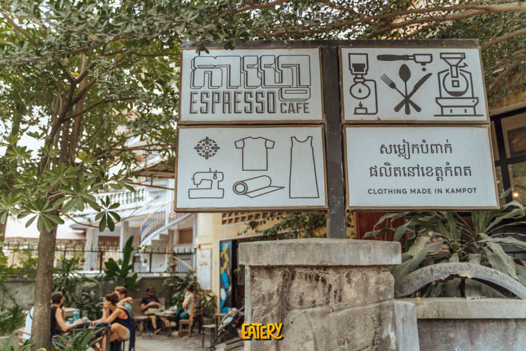Cafe Espresso Roastery Kampot ពីឃ្លាំងស្តុកអំបិលក្លាយជាហាងកាហ្វេមួយដ៏ទាក់ទាញប្រចាំក្រុងកំពត
