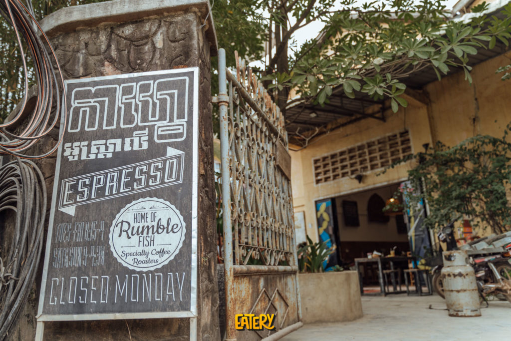 Cafe Espresso Roastery Kampot ពីឃ្លាំងស្តុកអំបិលក្លាយជាហាងកាហ្វេមួយដ៏ទាក់ទាញប្រចាំក្រុងកំពត