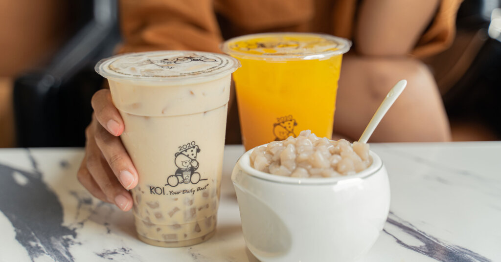 «Taro Q» Topping ថ្មីពី KOI Thé ជាត្រាវញ៉ាំមិនរមាស់មាត់ តែរមាស់ដៃ រមាស់ចង់ Order 2 3 ញ៉ាំថែម