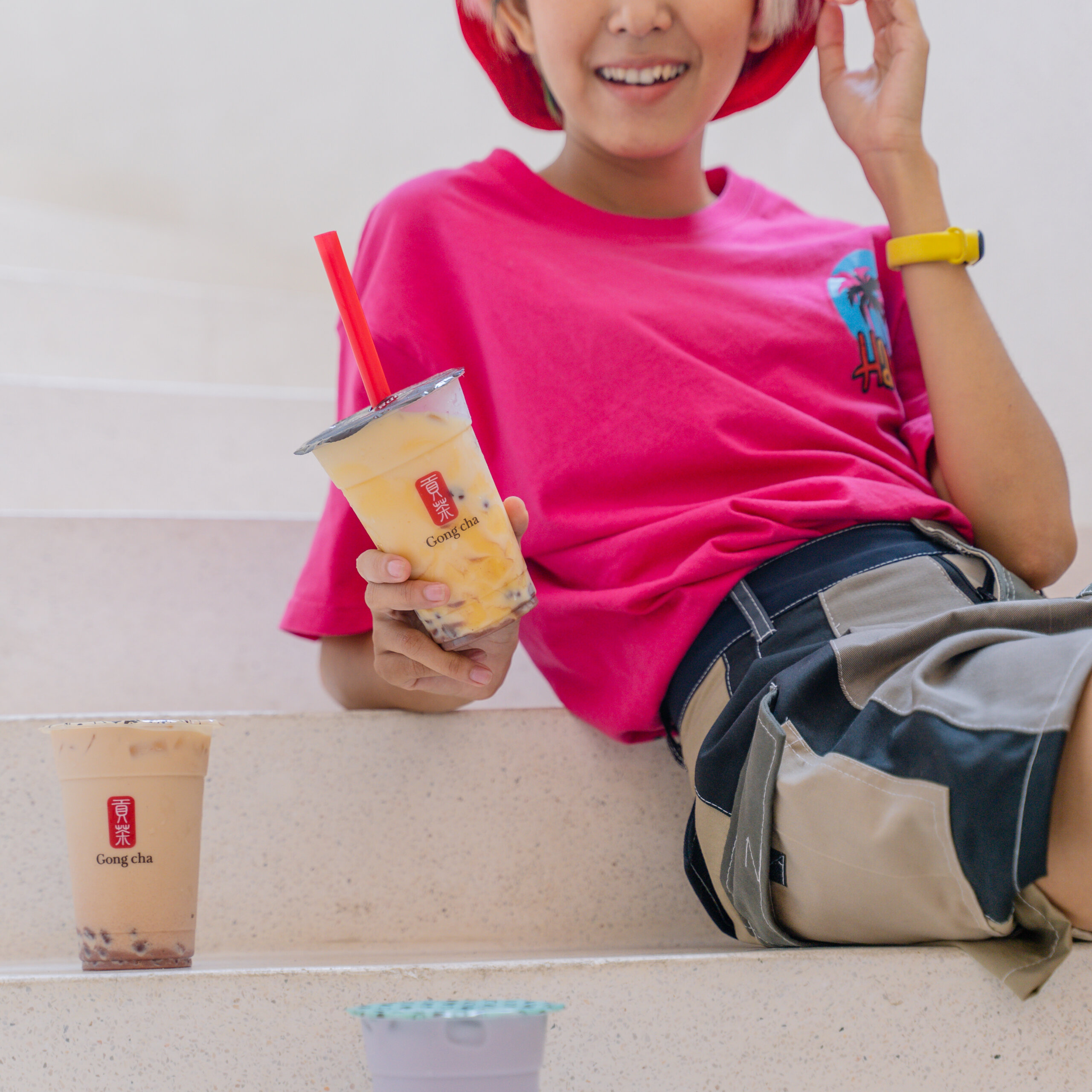 បំបែកក្ដីបេសកកម្ម «សណ្ដែកក្រហម» នៅ Gong cha ជាមួយភ្នាក់ងារសម្ងាត់របស់រឿងញ៉ាំរឿងធំ